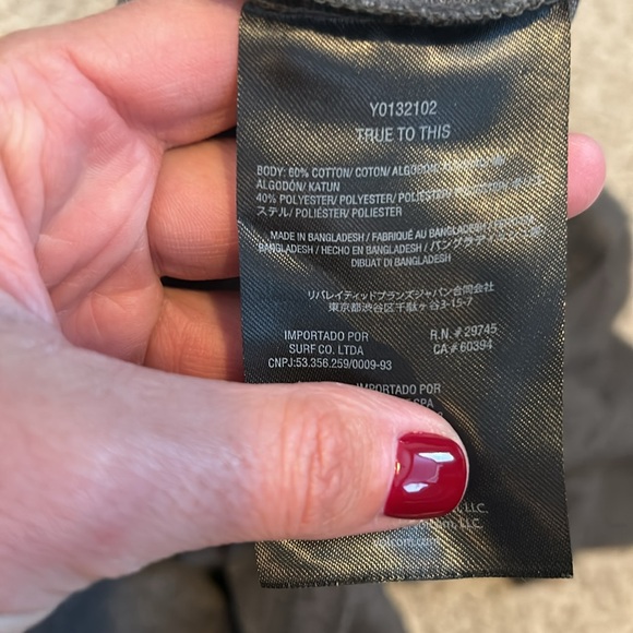 Volcom Charcoal Grey Polo Shirt, 6 - Picture 8 of 8